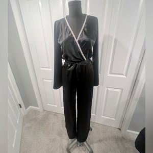 Black Jeweled Jumpsuit